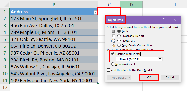 Import Data