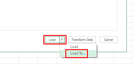 Load To option