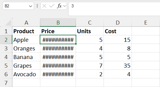 Sample dataset 1