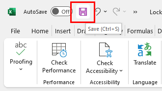 Save workbook protected mode