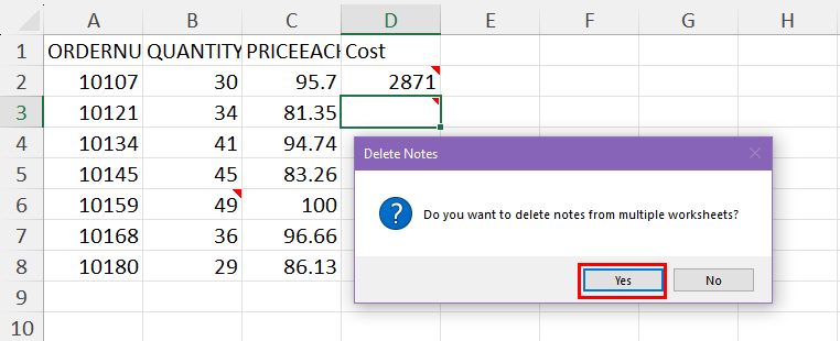 Choose multiple or single worksheet