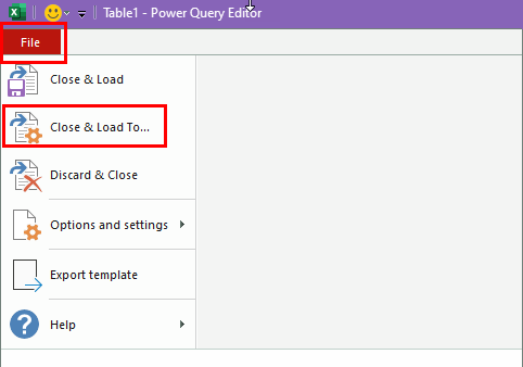 Close and load to