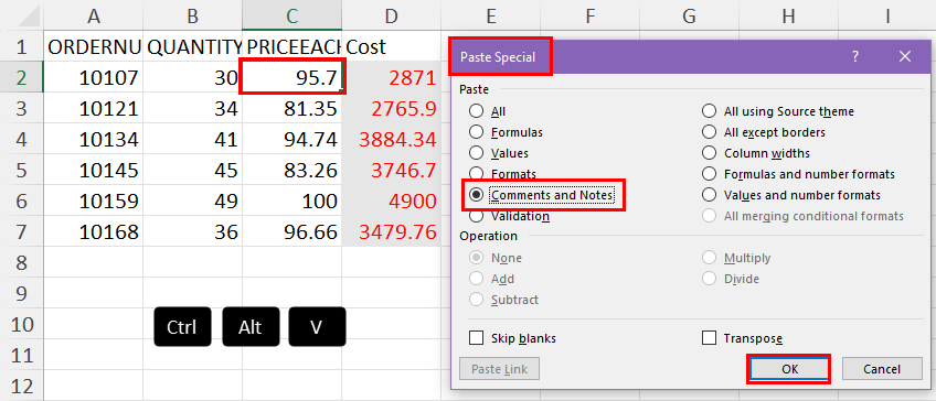 Comments and Notes