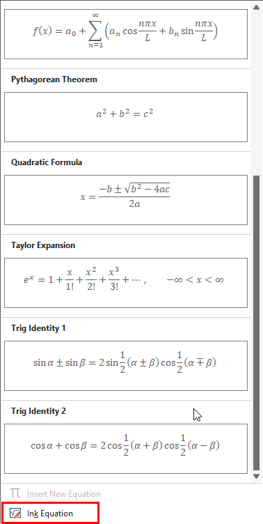 Ink Equation
