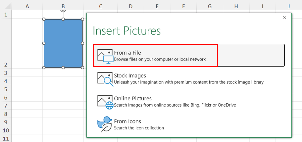 Choose From a File