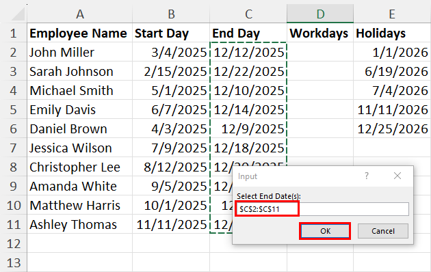 Date Dialog 5 Ways to Calculate Workdays in Microsoft Excel | How To Excel