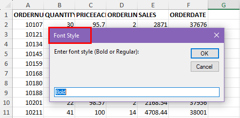 Fixing font size