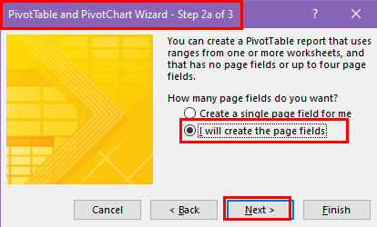 I will create the page fields