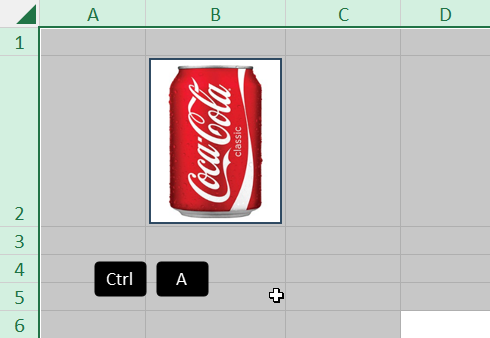 Select whole worksheet