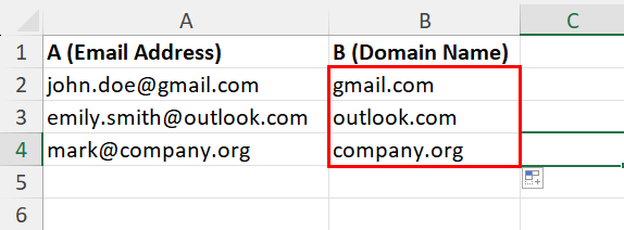 Used SEARCH to extract substring