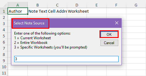 Select note source