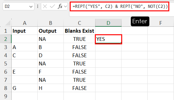 Calculating REPT