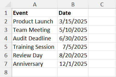 Sample dataset 3