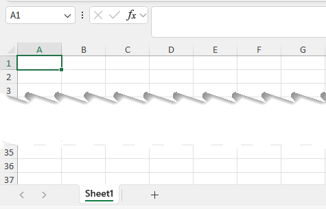 Blank workbook