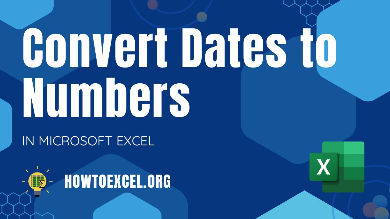 5 Ways to Convert a Date to a Number in Microsoft Excel