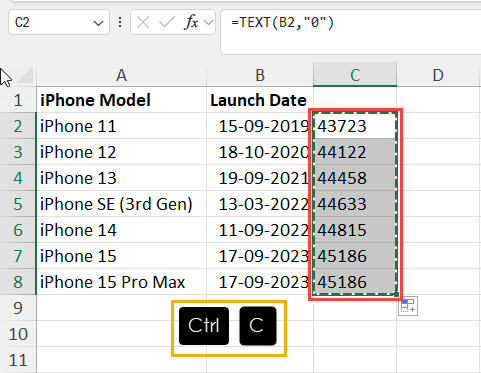 Copy source data