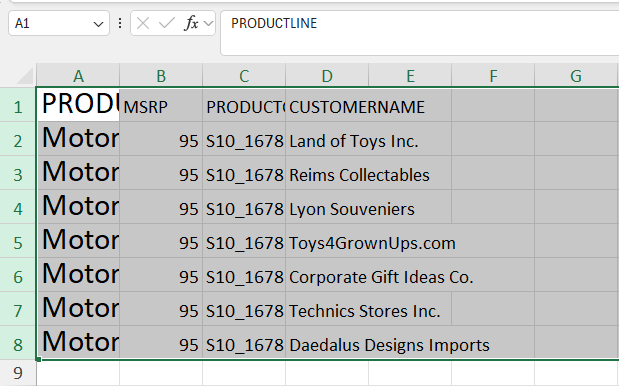 Excel adjusted row height