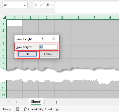 Excel will open a new workbook