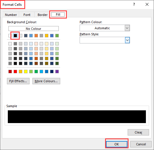 Fill color