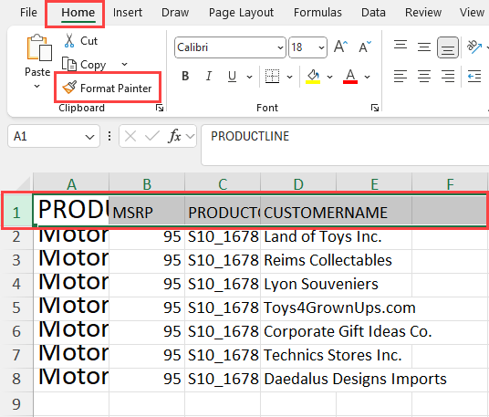 Format Painter