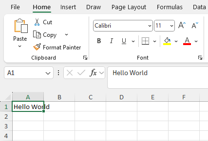 How to run a macro when opening Microsoft Excel using Workbook_Open