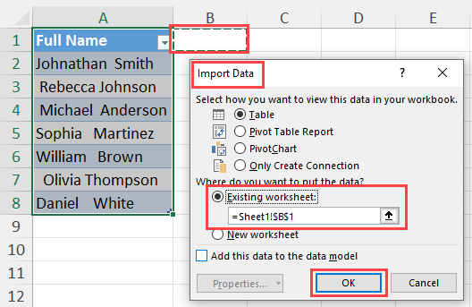 Import Data