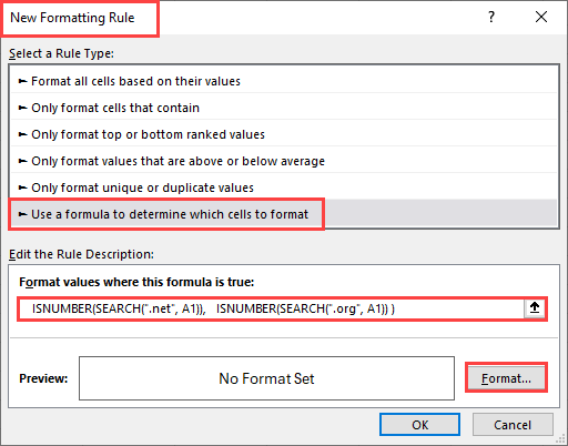 New Formatting Rule