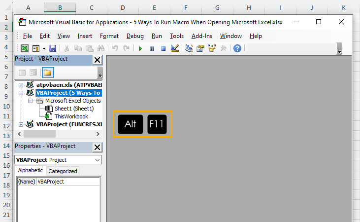 Open Visual Basic for Applications