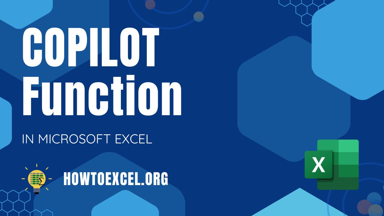 How to Use the COPILOT Function in Microsoft  Excel